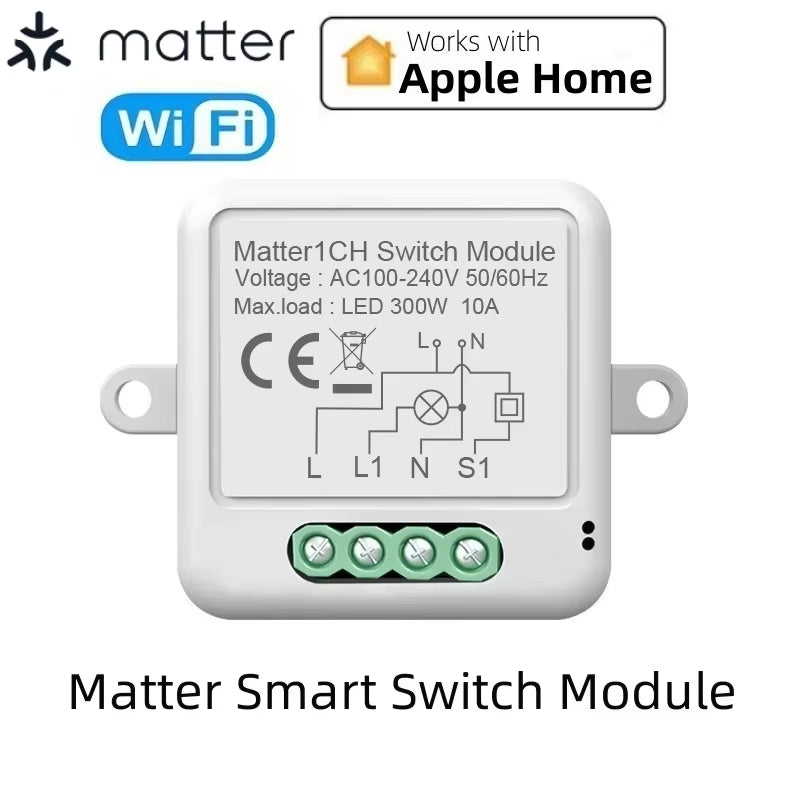 Smart Matter WiFi Switch Module - Seamless Home Automation Relay